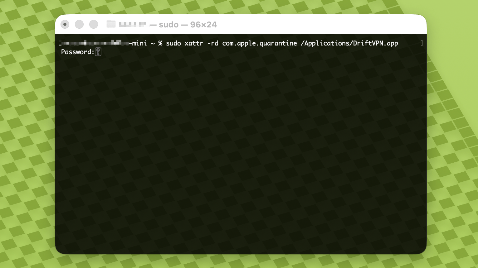 VPN macOS installation tutorial screenshot