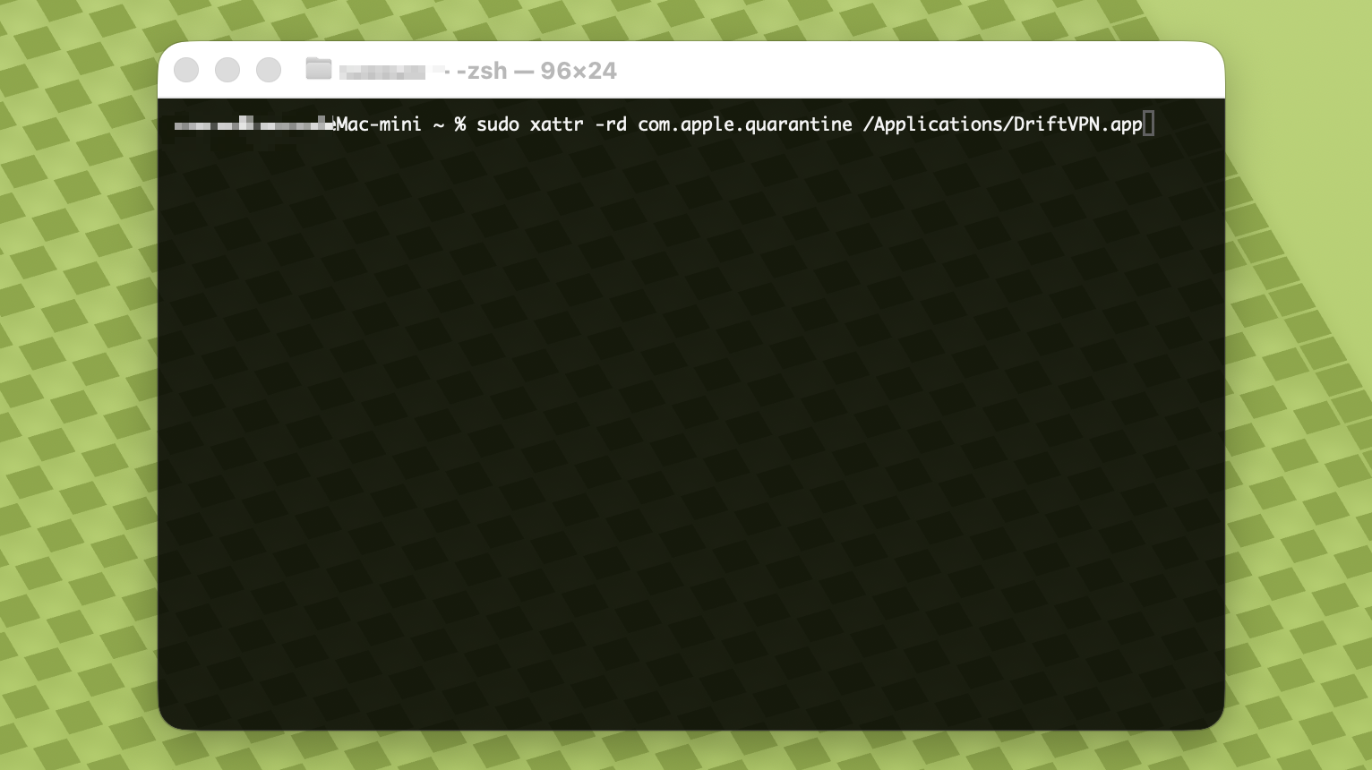 DriftVPN macOS 安装教程截图